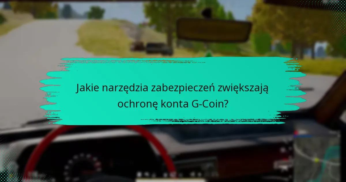 Jakie opcje odzyskiwania są dostępne dla kont G-Coin?