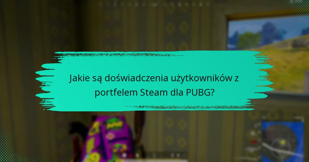 Jakie powszechne problemy napotykają użytkownicy z portfelem Steam w PUBG?